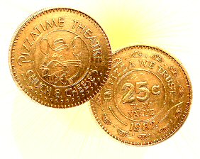 Chuck E. Cheese 1982 Token